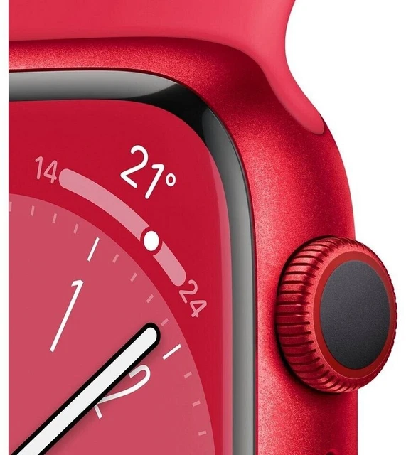 APPLE WATCH SERIES 8 45mm Bluetooth Aluminiumgehäuse rot Sehr Gut ...