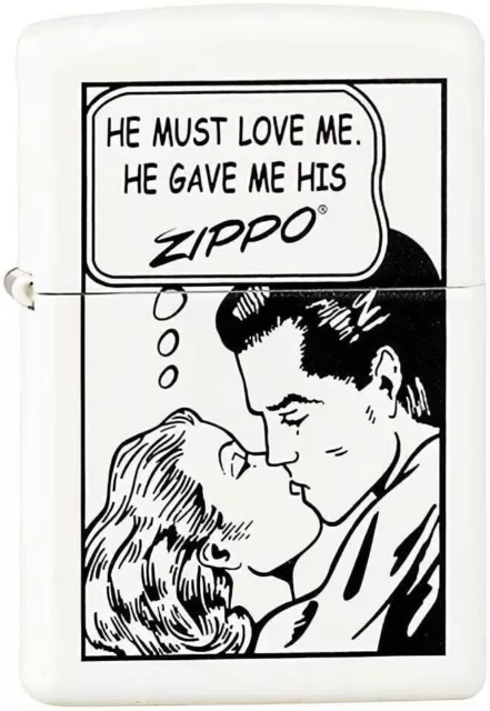 Zippo Comic Strip Lighter #22 Genuine Refillable Cigarette Limited Edition