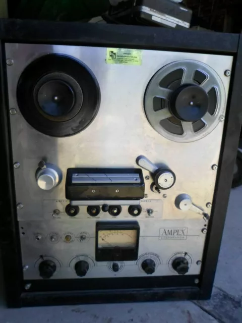 AMPEX 351-1 REEL To Reel Tape Recorder Tube Preamp Vintage Studio