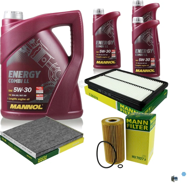 Mann-Filter Controllo Set 8 L mannol Energy Combi Ll 5W-30 per Hyundai Santa