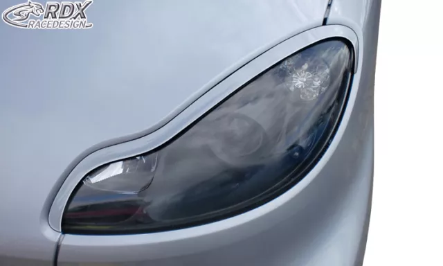 RDX Scheinwerferblenden für SMART fortwo C451 Böser Blick Blenden Spoiler Tuning