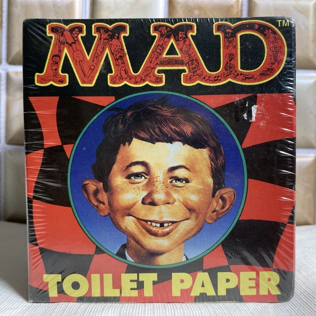 MAD MAGAZINE COLLECTIBLE Alfred E. Neuman Novelty Toilet Paper 1996 New
