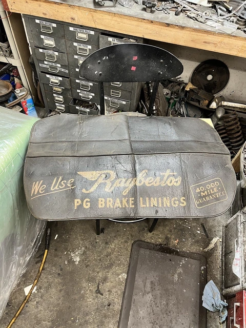 VINTAGE RAYBESTOS BRAKES FENDER COVER 1940’s 1950’s 1960’s DISPLAY CHEVY FORD OG VINTAGE RAYBESTOS BRAKES FENDER COVER 1940’s 1950’s 1960’s DISPLAY CHEVY FORD OG