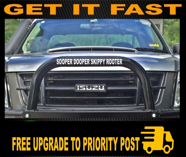 Adventure Is Out There Sticker "HERE SKIP" Sticker Decal – Outback 4x4 Ute Country Aussie Style, White #5692E Appalachian Trail Stickers - Foto 9