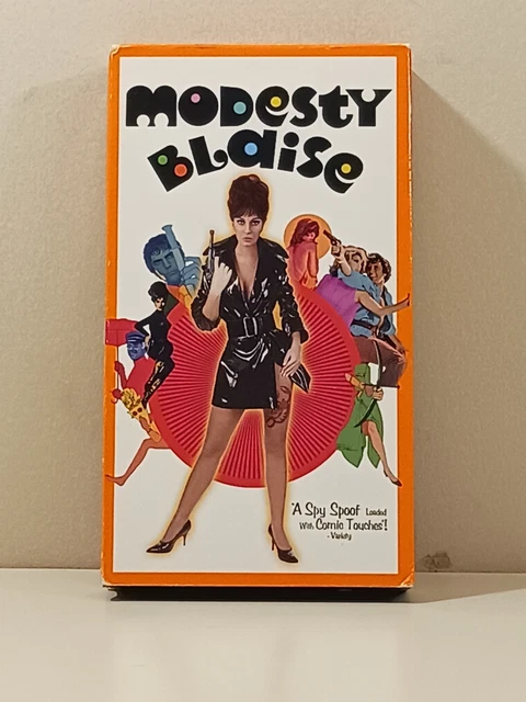 MODESTY BLAISE VHS 1966 Video Tape British Comic Book Strip Rare ...