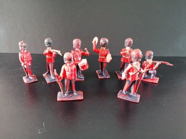 Lot De 6 Barrières Métalliques Britains échelle 1/32 - Années 80 - Thème Ferme - Occasion état Impeccable