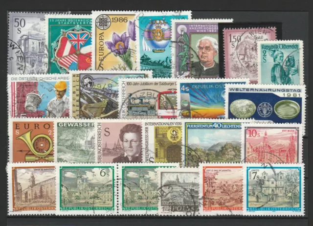AUSTRIA Selection Used Stamps Lot Collection 16867