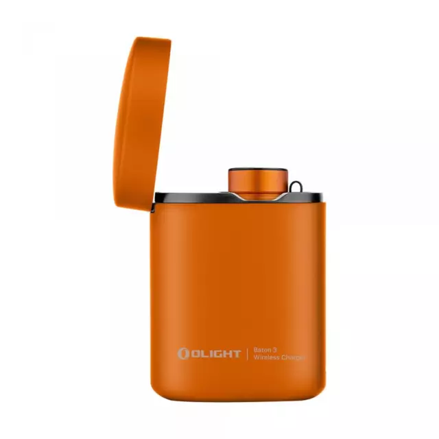 Olight Baton 3 Premium Orange 1200 Lumen EDC Wireless Charging Torch + Holster