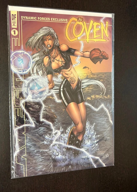COVEN #1 (Awesome Comics 1999) -- Dynamic Forces GOLD FOIL Variant w/ COA