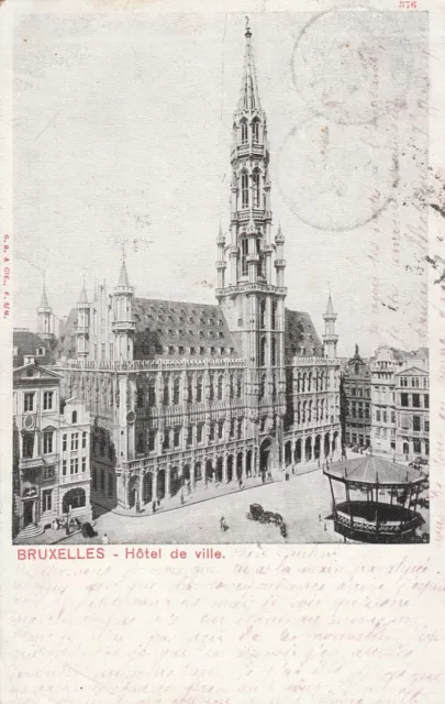 CPA BELGIQUE BRUXELLES Hotel de Ville