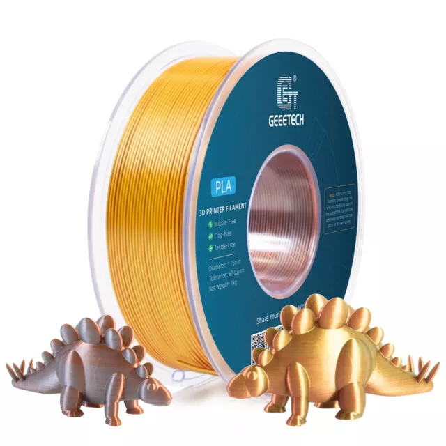 AMOLEN IMPRIMANTE 3D Filament PLA 1.75mm, Soie Métal Rainbow Multicolor  1KG,+/- EUR 49,96 - PicClick FR