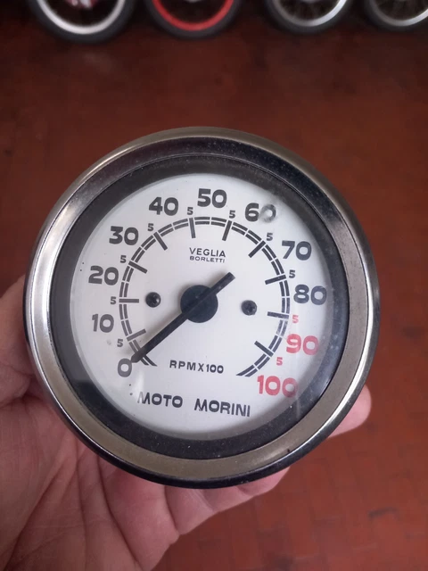 Moto morini 350 500 contagiri bianco