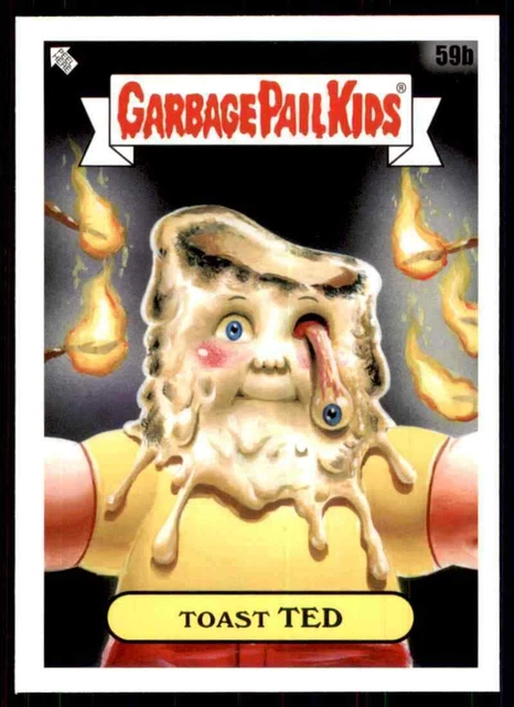 Topps 2021 Garbage Pail Kids Food Fight Card 59b Toast Ted - Sin A Bon