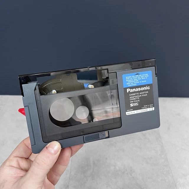 PANASONIC VWTCA7E MOTORISED Tape Cassette Adaptor SVHSC VHSC to VHS