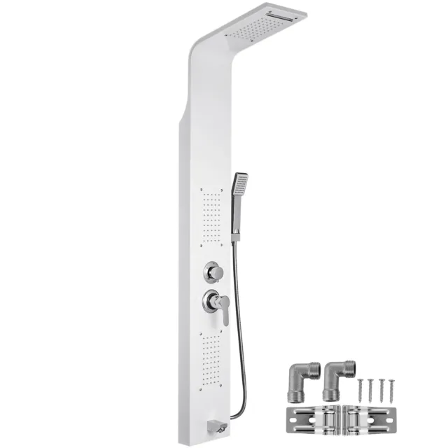 Shower Panel Tower Rain Waterfall Massage Body System  Tub Spout Faucet High-end