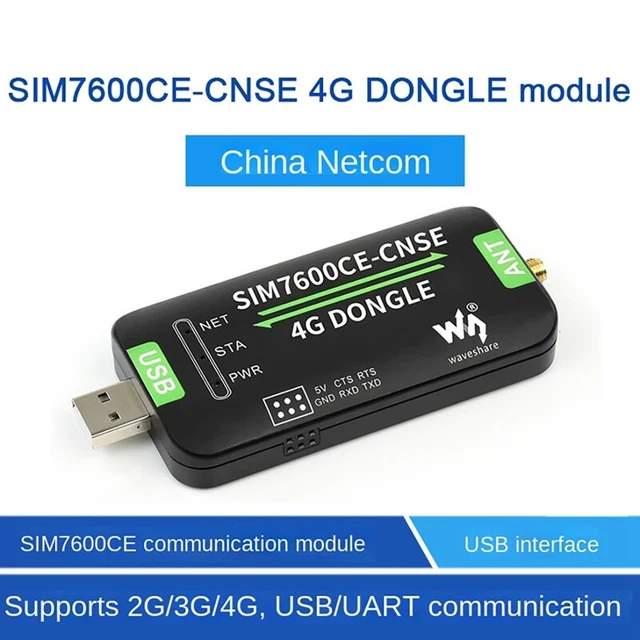 SIM7600CE CNSE 4G DONGLE Module Full Netcom Single Antenna MóDulo de InternetQ6