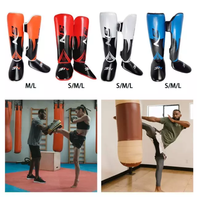 XEDON MMA Shin Instep Guard Kickboxing-Muay Thai-Socks Foam Support-Leg Pads