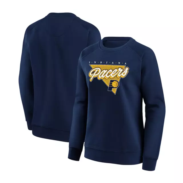 Indiana Pacers NBA Sudadera (Talla M) de Mujer Retro Logo Sudor - Nuevo