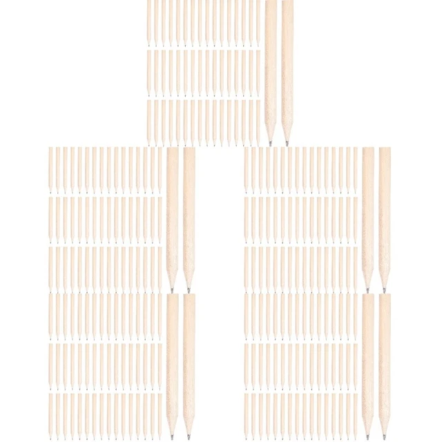 250 pcs courts courts crayons en bois enfants écrivant crayons mini crayons