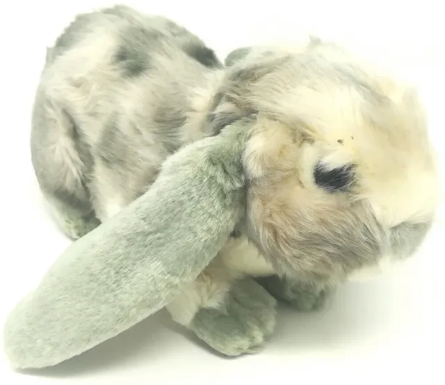 Hgl Rabbit Soft Toy - Sv20037 Lop Eared Fluffy Plush Cute Pet Bunny Grey Brown