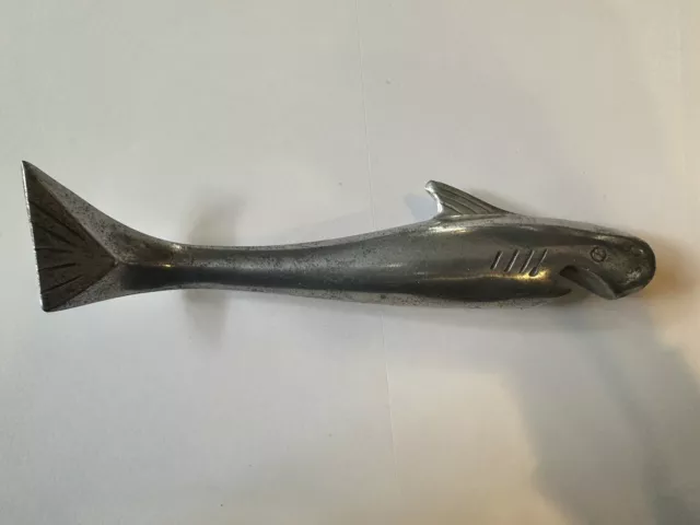 Vintage Metal Shark Shaped Bottle Opener