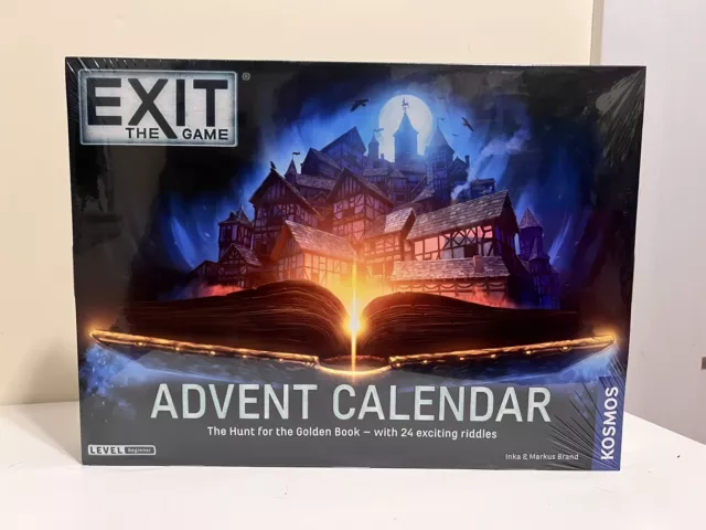 New Sealed EXIT: Advent Calendar the Hunt for the Golden Book - a Kosmos Game