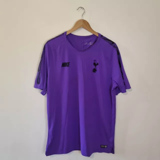 TOTTENHAM Training Shirt 2XL 19 Hyper Grape Dri Fit Spurs Top £26.95 - PicClick UK