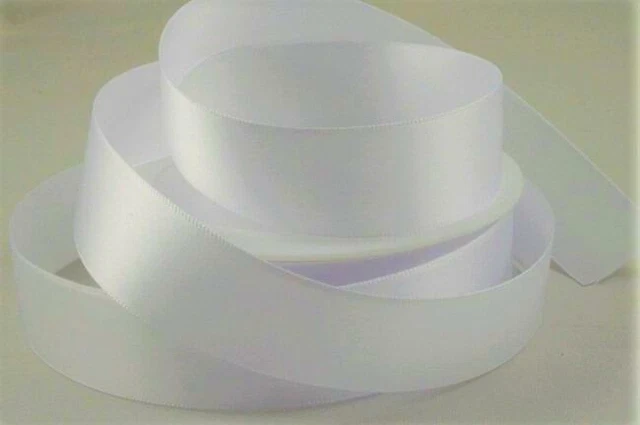 Eichenholz doppelseitiger Satin 15 mm x 25m weiß
