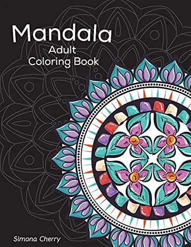 Mandala Adult Coloring Book: Stress ..., Cherry, Simona