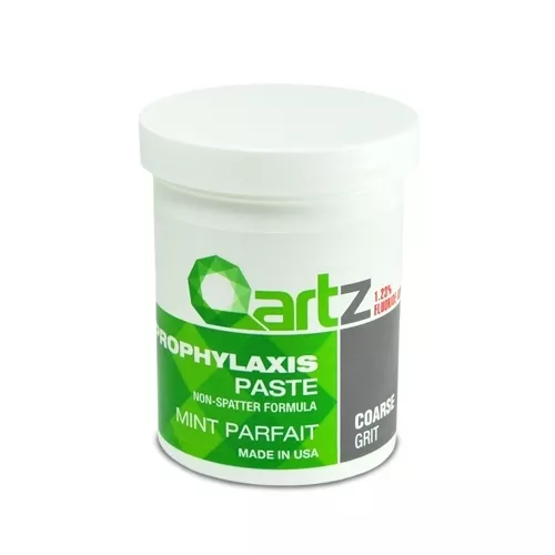 Prophy Paste Mint With Fluoride - Medium - 12 Oz Jar - Qartz  Non-Splatter