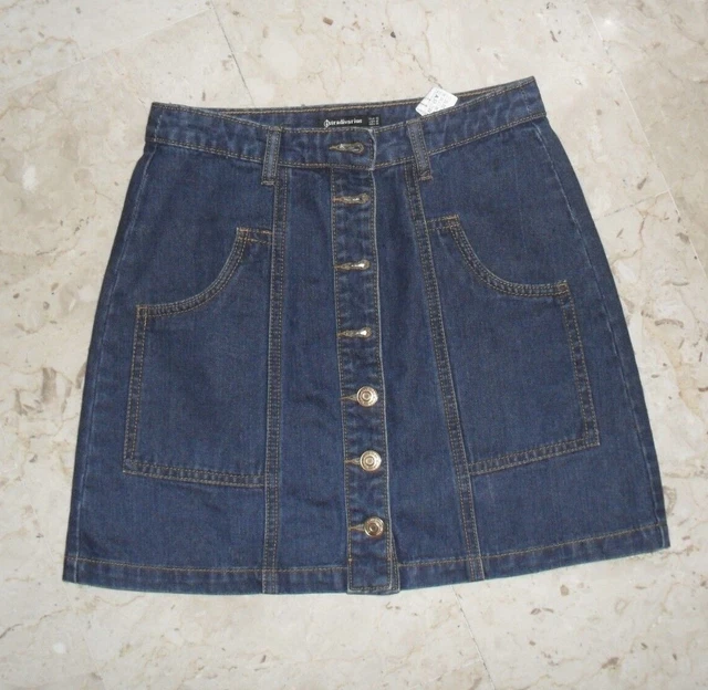 ATTUALE  MINI GONNA  STRADIVARIUS JEANS   Tg  36 EUR 40 ITA   COMPRALO SUBITO