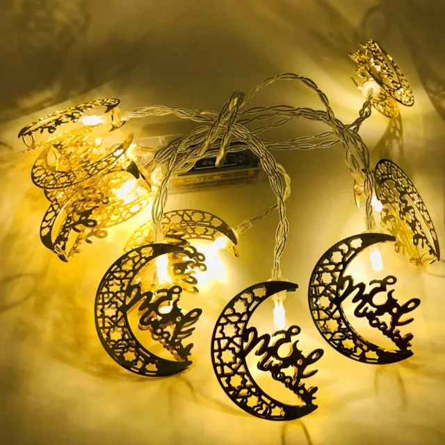 Buy 3 Get 1 Free-Eid Mubarak String Led Light, Ramadan Decoration Lantern lights