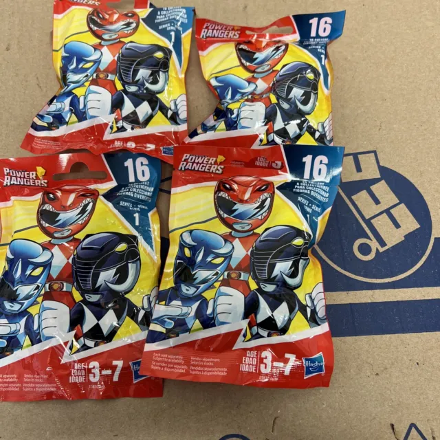 ✅2018 Series 1 Hasbro Power Rangers 16 to collect 4 Pack