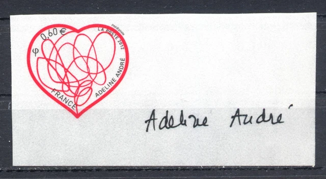 Neufs - RC 12267 FRANCE BF N° F648 SAINT VALENTIN ADELINE ANDRÉ BLOC