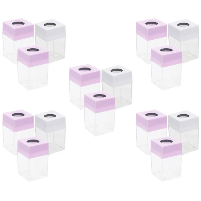 3 piezas dispensador de clips de papel abrazaderas de papel de oficina soporte contenedor de clip de papel escolar con