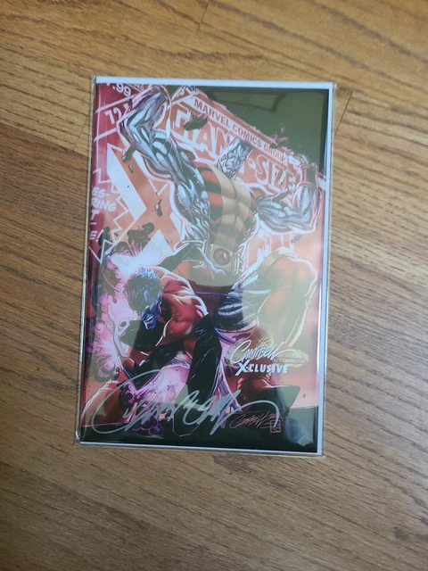 X-men Legends X-clusive J Scott Campbell Signed Collosus Nightcrawler