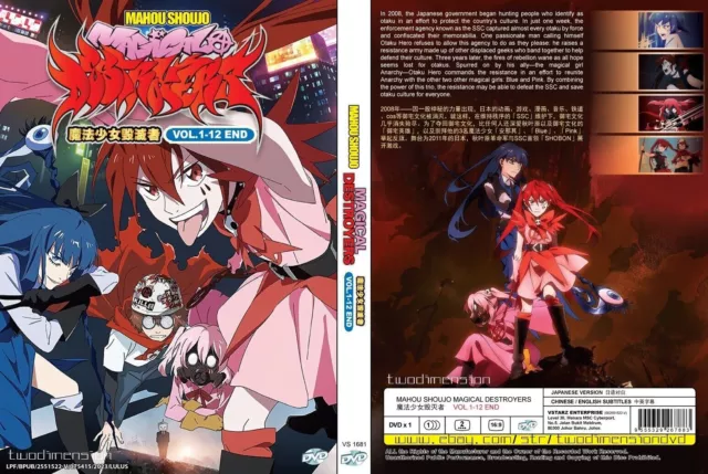 Anime DVD Mahou Shoujo Tokushusen Asuka Vol. 1-12 End English