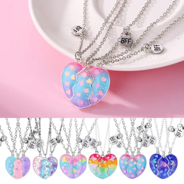 SkyWiseWin BFF Necklace for Kids - 2 Packs Best Friend Necklace Set for  Childrens Girls (BFF Necklace 2) in Kuwait | Whizz Pendants