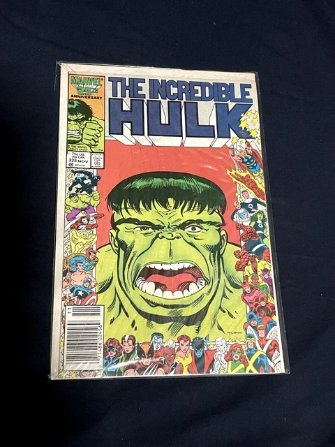 The Incredible Hulk #325 1986 Marvel Comic New Hulk Medium Grade
