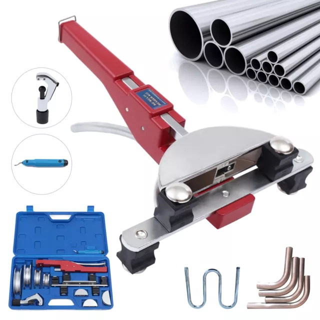 Tube Pipe Bender A/C Refrigeration Ratchet Air Conditioning Tubing Pipe Tool NEW