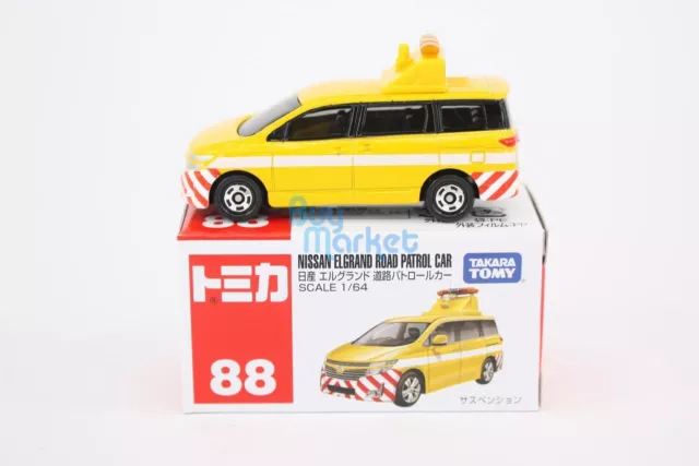 Takara Tomica Tomy #88 NISSAN ELGRAND Road Patrol Scale 1/64 Diecast Toy Car 2