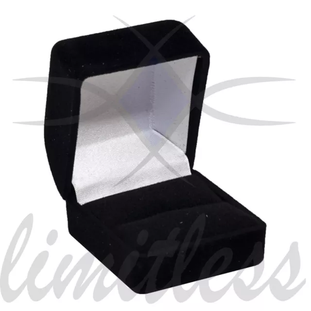 Black Velvet Ring Box Fancy Ring Box Elegant Ring Box Simple Ring Box 2