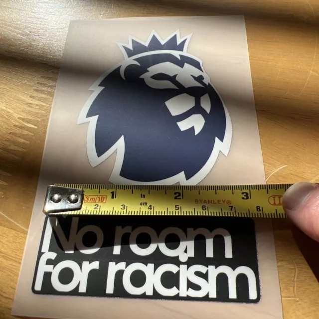 Premiership League & No Room For Racism Patch’s EasyIron Adult Shirts  2023/2024