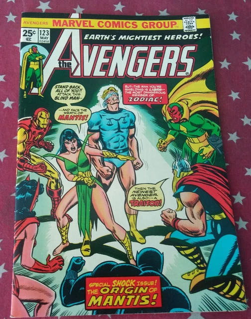 The Avengers #123 (with Marvel Value Stamp)  Marvel comics Fine/Very Fine