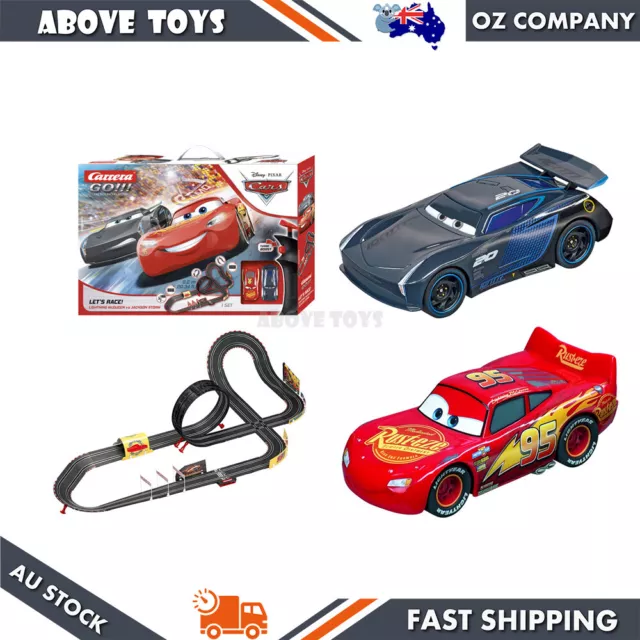 Carrera GO!!! 1:43 Disney Pixar Cars Let's Race! 6.2m Track Slot Racing Car Sets