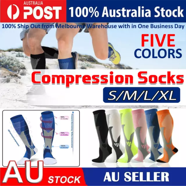 High Quality Medical Compression Socks for AU Sport, Post Operative Pain Relief