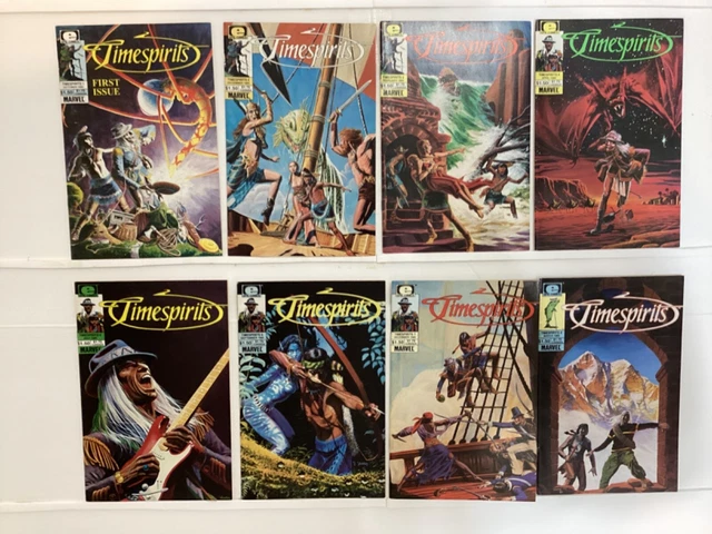 Timespirits (1985-1986) #1-8 Complete Series! EPIC HIGH GRADE! NM!  Lot 53
