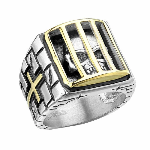 Bague Tête De Mort Gothique En Acier Inoxydable - Style Biker Hommes/Femmes