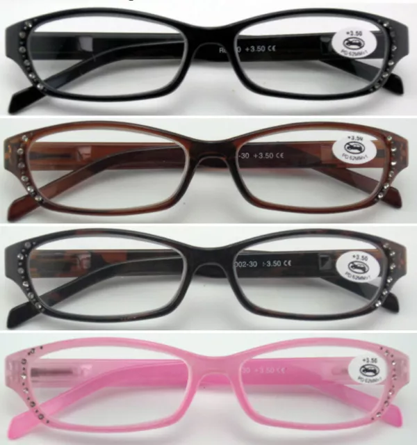 L30 Super Mode Kunststoff Lesebrille/12 Stck. Diamant/Federscharniere/Gutes Angebot