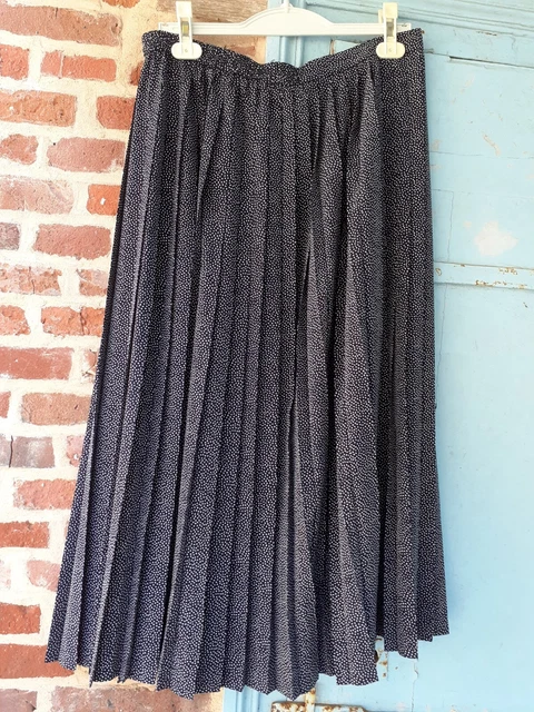 Jupe Mi-longue MAMOUCHKA Gris Moutarde Taille 38 - Polyester évasée - Made In France Neuf